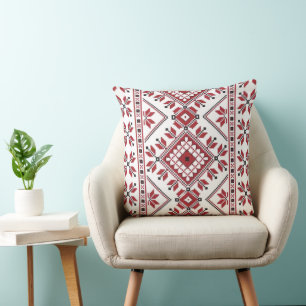 Traditionele Motif, Roemeens traditioneel Motif T- Kussen