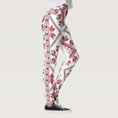 Traditionele Motif, Roemeens traditioneel Motif T- Leggings (Rechts)
