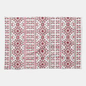 Traditionele Motif, Roemeens traditioneel Motif T- Theedoek (Horizontaal)