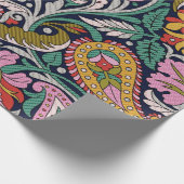 Traditionele Mughal Allover Designart, azian, back Cadeaupapier (Hoek)