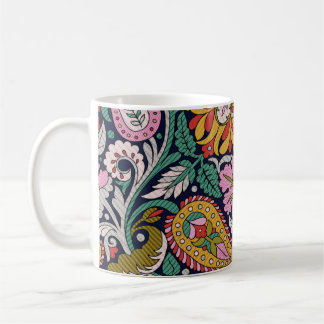 Traditionele Mughal Allover Designart, azian, back Koffiemok