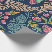 Traditionele Mughal Allover Designart, patroon, fl Cadeaupapier (Hoek)