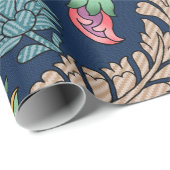 Traditionele Mughal Allover Designart, patroon, fl Cadeaupapier (Rol Hoek)