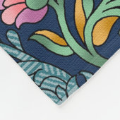 Traditionele Mughal Allover Designart, patroon, fl Fleece Deken (Hoek)