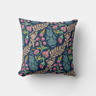 Traditionele Mughal Allover Designart, patroon, fl Kussen