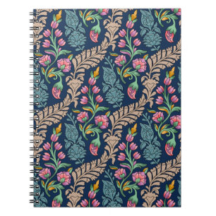 Traditionele Mughal Allover Designart, patroon, fl Notitieboek