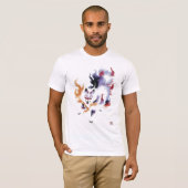 Traditionele Mythische Kitsune T-shirt (Voorkant volledig)