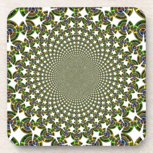 Traditionele naadloze haaien bier onderzetter