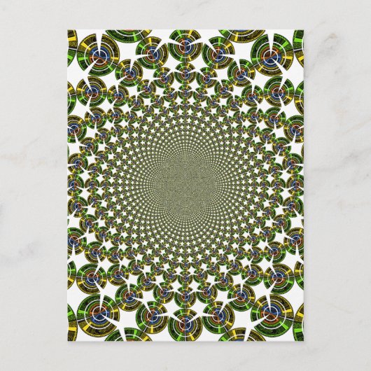 Traditionele naadloze haaien briefkaart (Voorkant)