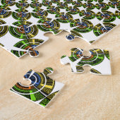 Traditionele naadloze haaien legpuzzel (Zijkant)