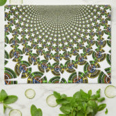 Traditionele naadloze haaien theedoek (Gevouwen)