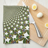 Traditionele naadloze haaien theedoek (Quarter Fold)