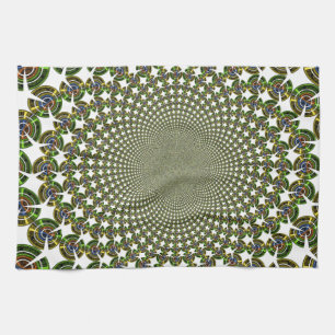 Traditionele naadloze haaien theedoek