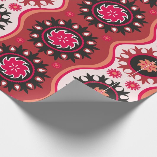 Traditionele naadloze oosterse versiering cadeaupapier (Hoek)