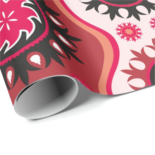 Traditionele naadloze oosterse versiering cadeaupapier (Rol Hoek)