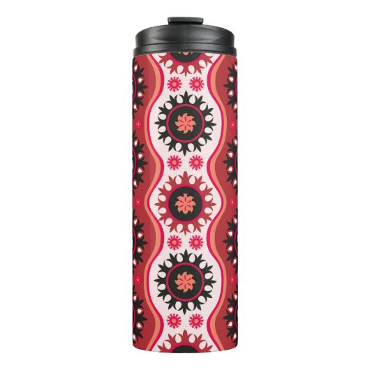 Traditionele naadloze oosterse versiering thermosbeker (Voorkant)