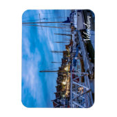 Traditionele nacht van de vissersstad magneet (Verticaal)