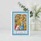 Traditionele nativiteit briefkaart (Staand voorkant)