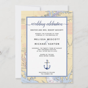 Traditionele #Nautical Wedding MIKE/Annapolis Kaart