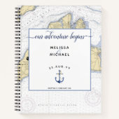 Traditionele Nautical Wedding Planning + Organiser Notitieboek (Voorkant)
