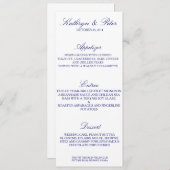 Traditionele navigatiekaart menu (Voorkant / Achterkant)