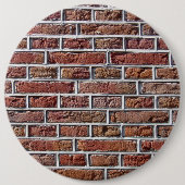Traditionele Nederlandse Brickwork-foto Ronde Button 6,0 Cm (Voorkant)