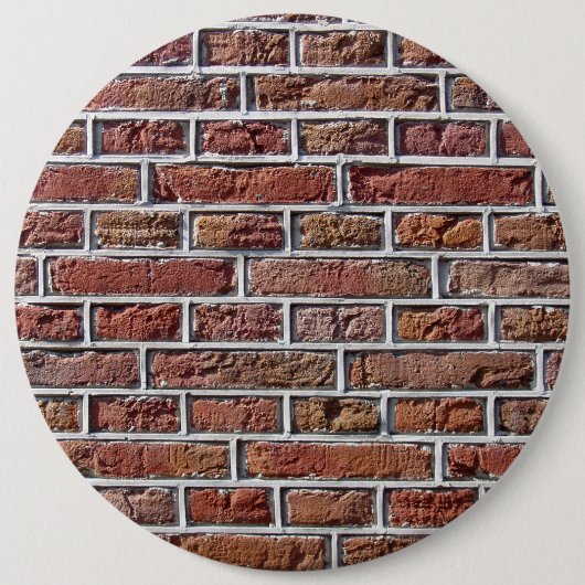 Traditionele Nederlandse Brickwork-foto Ronde Button 6,0 Cm (Voorkant)