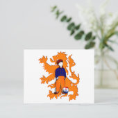 Traditionele Nederlandse Clogs Lion Gear Briefkaart (Staand voorkant)