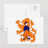 Traditionele Nederlandse Clogs Lion Gear Briefkaart (Voorkant / Achterkant)