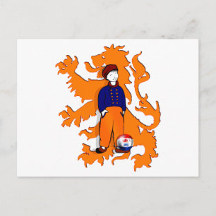 Traditionele Nederlandse Clogs Lion Gear Briefkaart