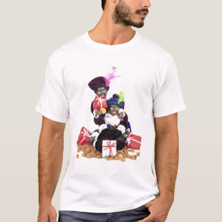 Traditionele Nederlandse cultuur: twee zwarte pie T-shirt