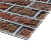 Traditionele Nederlandse rode metselwerk wijzen Snijplank (Hoek)