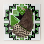 Traditionele Nieuw-Zeelandse nationale vogel- kiwi Legpuzzel (Horizontaal)