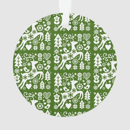 Traditionele Nordic Christmas Decor Ornament (achterkant)