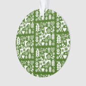 Traditionele Nordic Christmas Decor Ornament (voorkant)