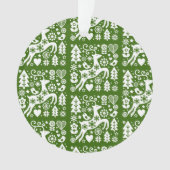 Traditionele Nordic Christmas Decor Ornament (voorkant)