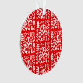 Traditionele Nordic Christmas Decor Ornament (voorkant)