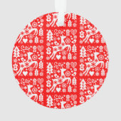 Traditionele Nordic Christmas Decor Ornament (achterkant)