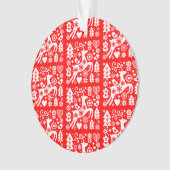 Traditionele Nordic Christmas Decor Ornament (voorkant)