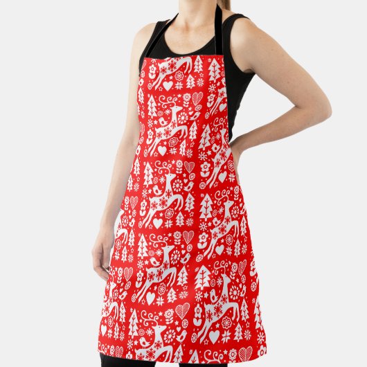 Traditionele Nordic Christmas Decor Schort (Insitu)