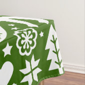 Traditionele Nordic Christmas Decor Tafelkleed (Voorbeeld)