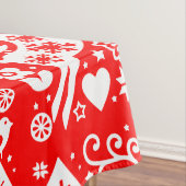 Traditionele Nordic Christmas Decor Tafelkleed (Voorbeeld)