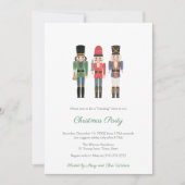 Traditionele Notenkraker Familie Kerstfeest Kaart (Voorkant)