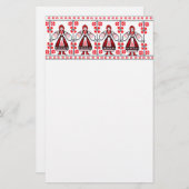 Traditionele Oekraïense borduurmeisjes Briefpapier (Voorkant / Achterkant)
