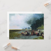 Traditionele Oekraïense bruiloft (Oekraïne) (huwel Kaart (Voorkant / Achterkant in situ)