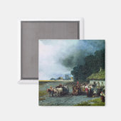 Traditionele Oekraïense bruiloft (Oekraïne) (huwel Magneet (Voorkant / Achterkant)