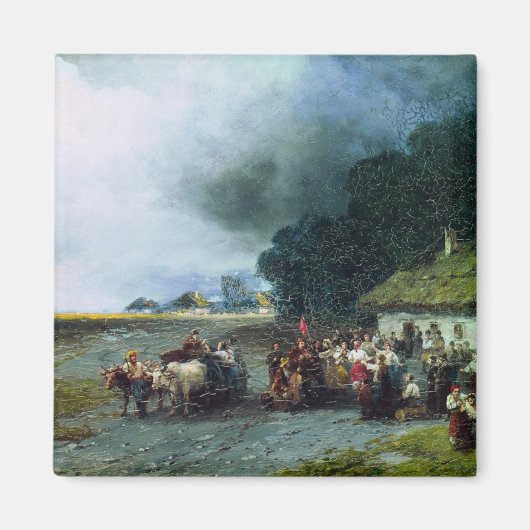 Traditionele Oekraïense bruiloft (Oekraïne) (huwel Magneet (Voorkant)