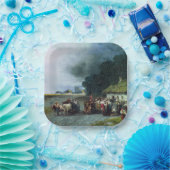 Traditionele Oekraïense bruiloft (Oekraïne) (huwel Papieren Bordje (Feest)