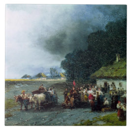 Traditionele Oekraïense bruiloft (Oekraïne) (huwel Tegeltje