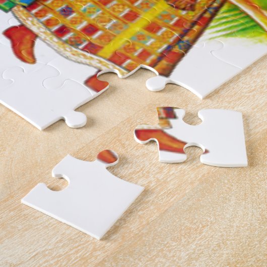 Traditionele Oekraïense dress uit Kyivschyna Legpuzzel (Zijkant)